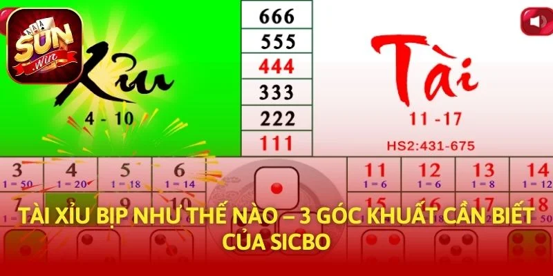 Tài Xỉu Bịp Như Thế Nào – 3 Góc Khuất Cần Biết Của Sicbo