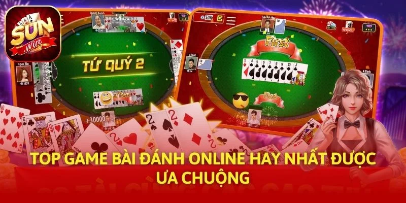 Top game bài đánh online hay nhất được ưa chuộng